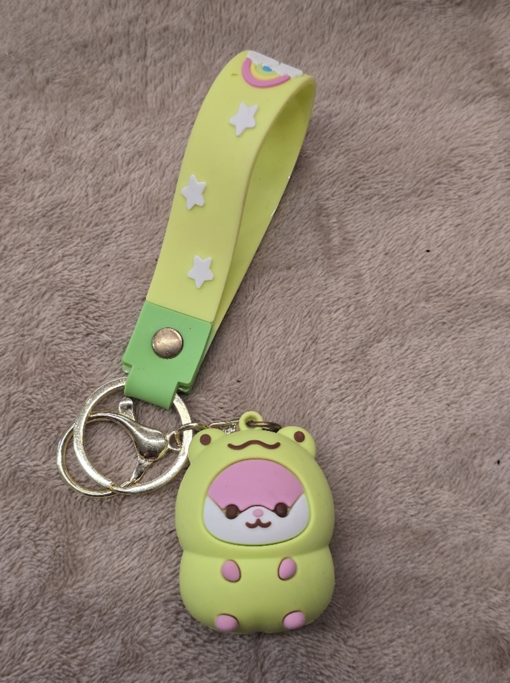 Kawaii Animal Wristlet Keychain